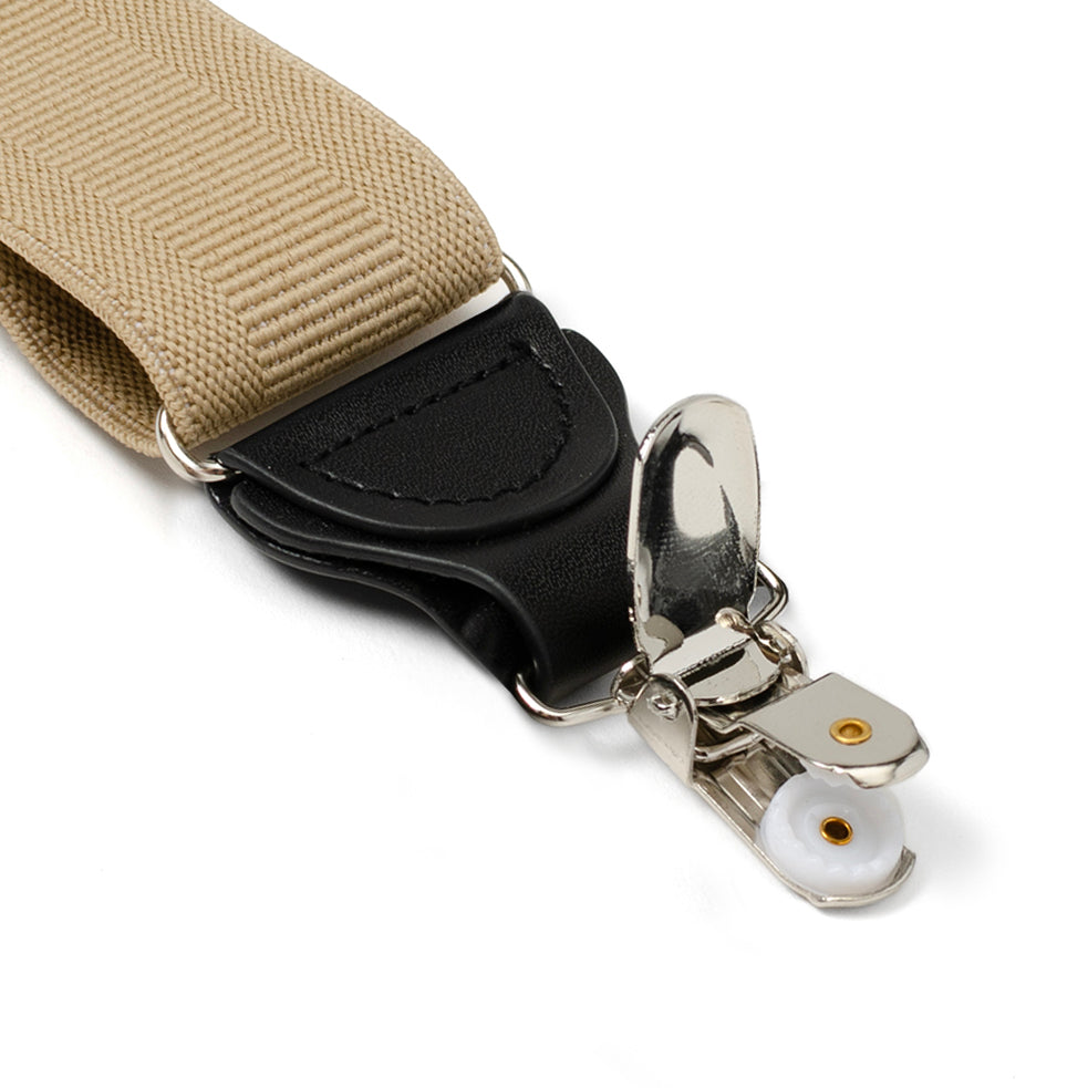 Tan Convertible Suspenders (iSuspenders Pro in Tan), photo 3 of 7