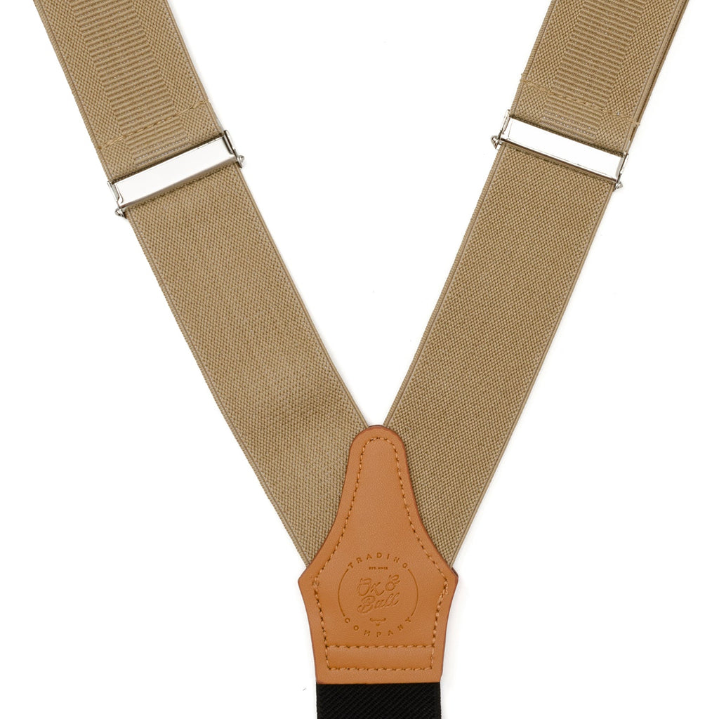 Tan Convertible Suspenders (iSuspenders Pro in Tan), photo 7 of 7