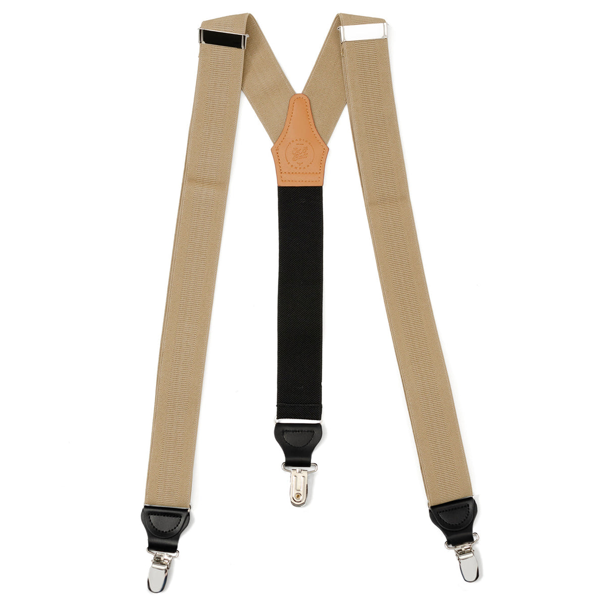 Tan Convertible Suspenders (iSuspenders Pro in Tan), photo 1 of 7