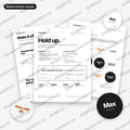 Watermarked sample of the iSuspenders Unboxing Kit printable PDF: certificate, gift tags, and sticker sheet